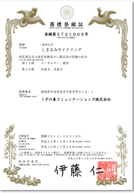 しまなみ海道商標